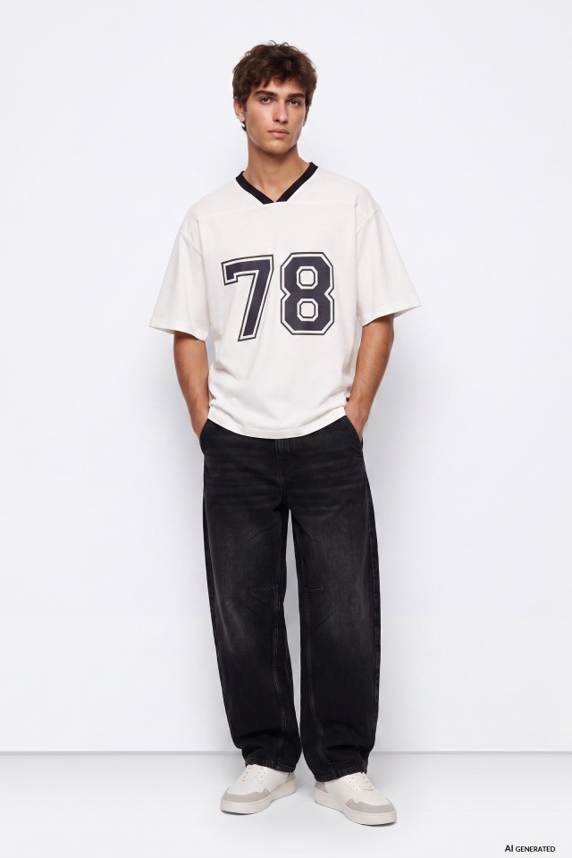 Wide Fit Black Jeans