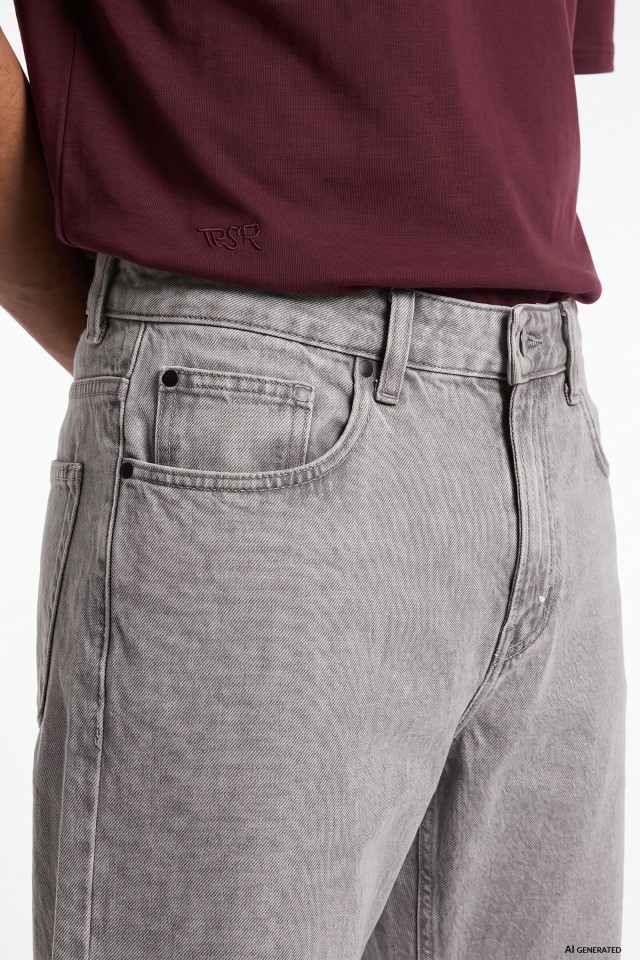 Chase Wide Leg Grey Jeans Chase Wide Leg Grey Jeans