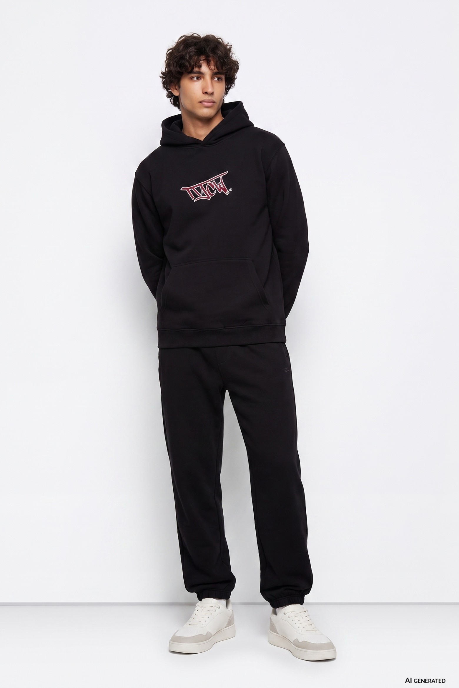 Black Relaxed Fit Trousers