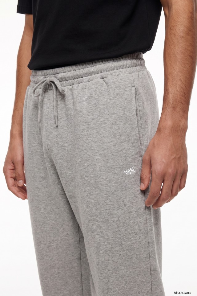 Grey Baggy Fit Trousers Grey Baggy Fit Trousers