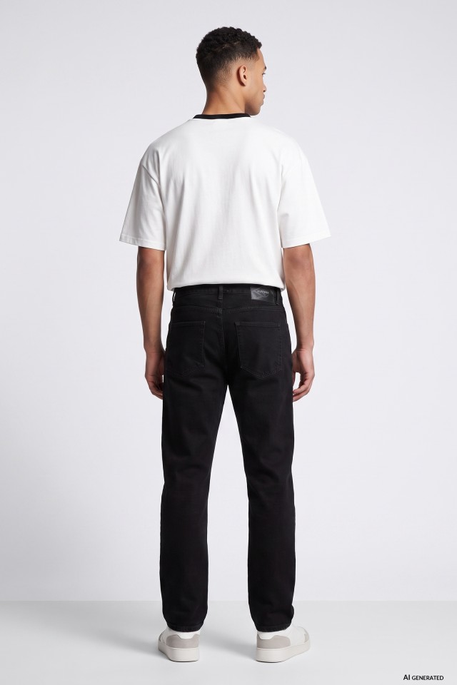 Wayne Relaxed Black Jeans Wayne Relaxed Black Jeans
