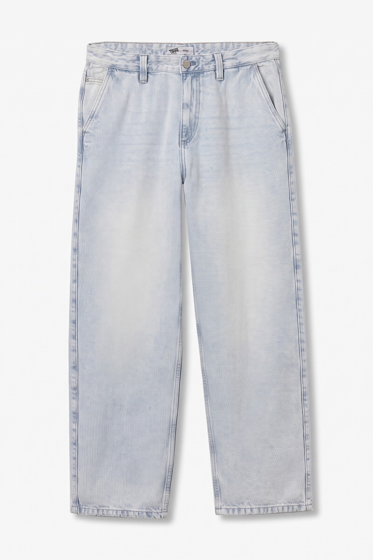 Jeans largos lavagem clara