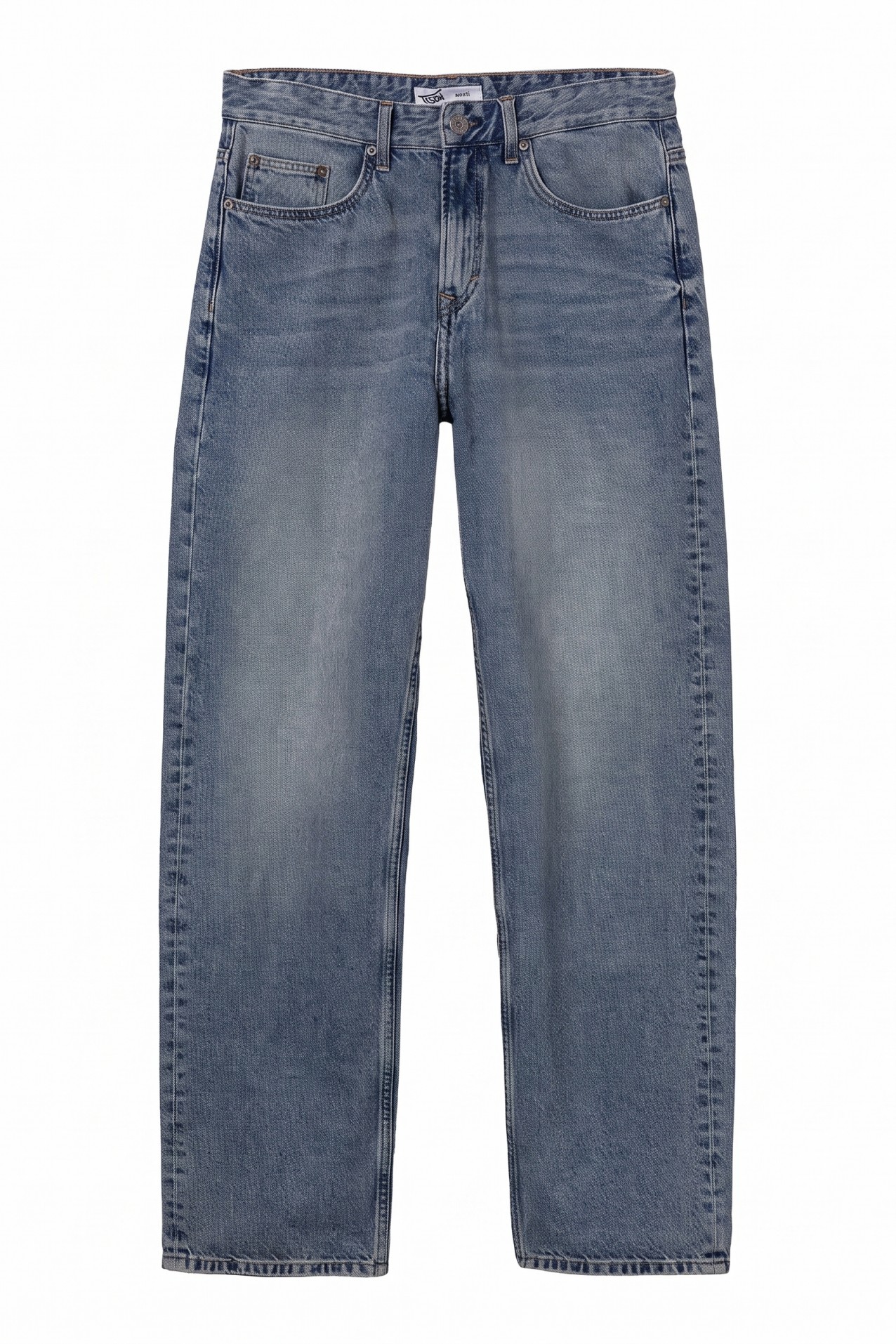 Jeans azul pierna ancha