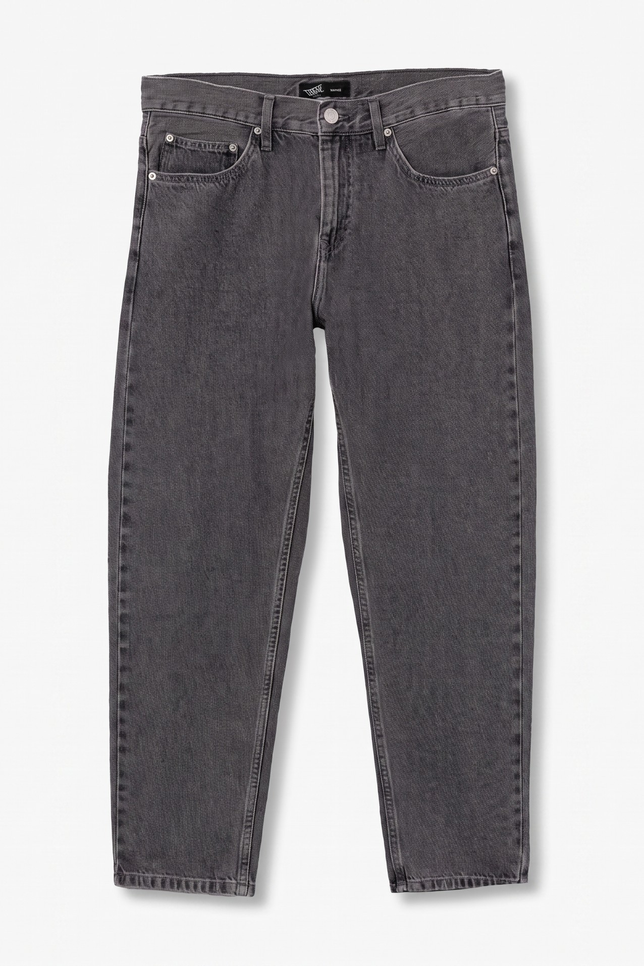 Jeans relaxed cinza escuro