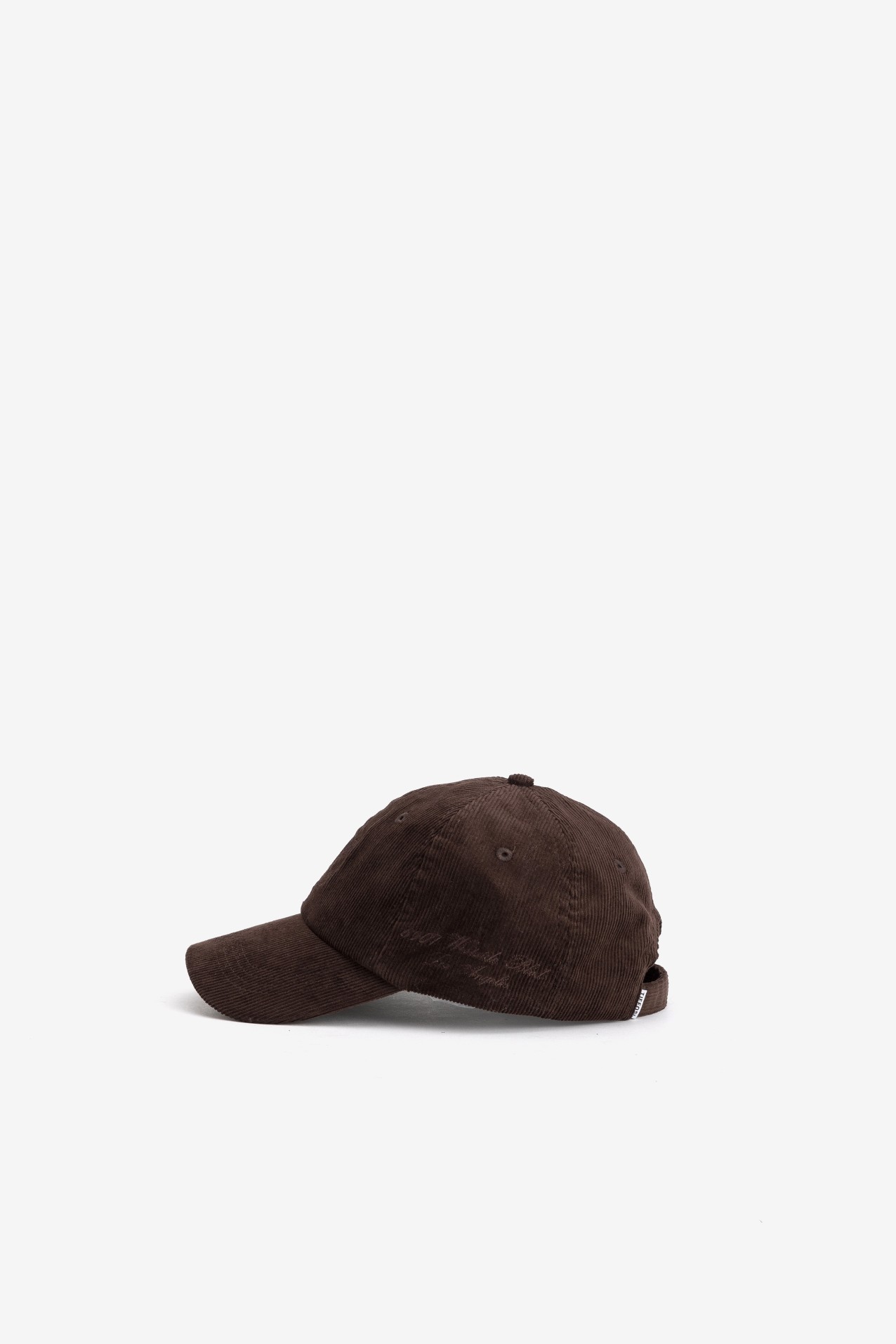 Dark Brown Corduroy Cap