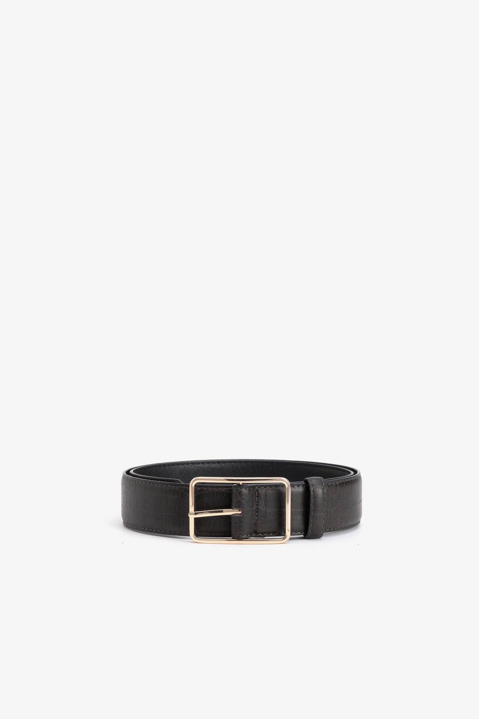 Cinto Preto com Fivela