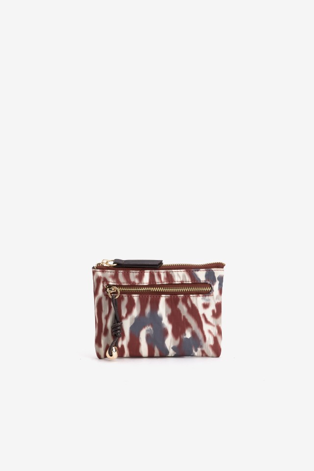 Brown Printed Coin Purse