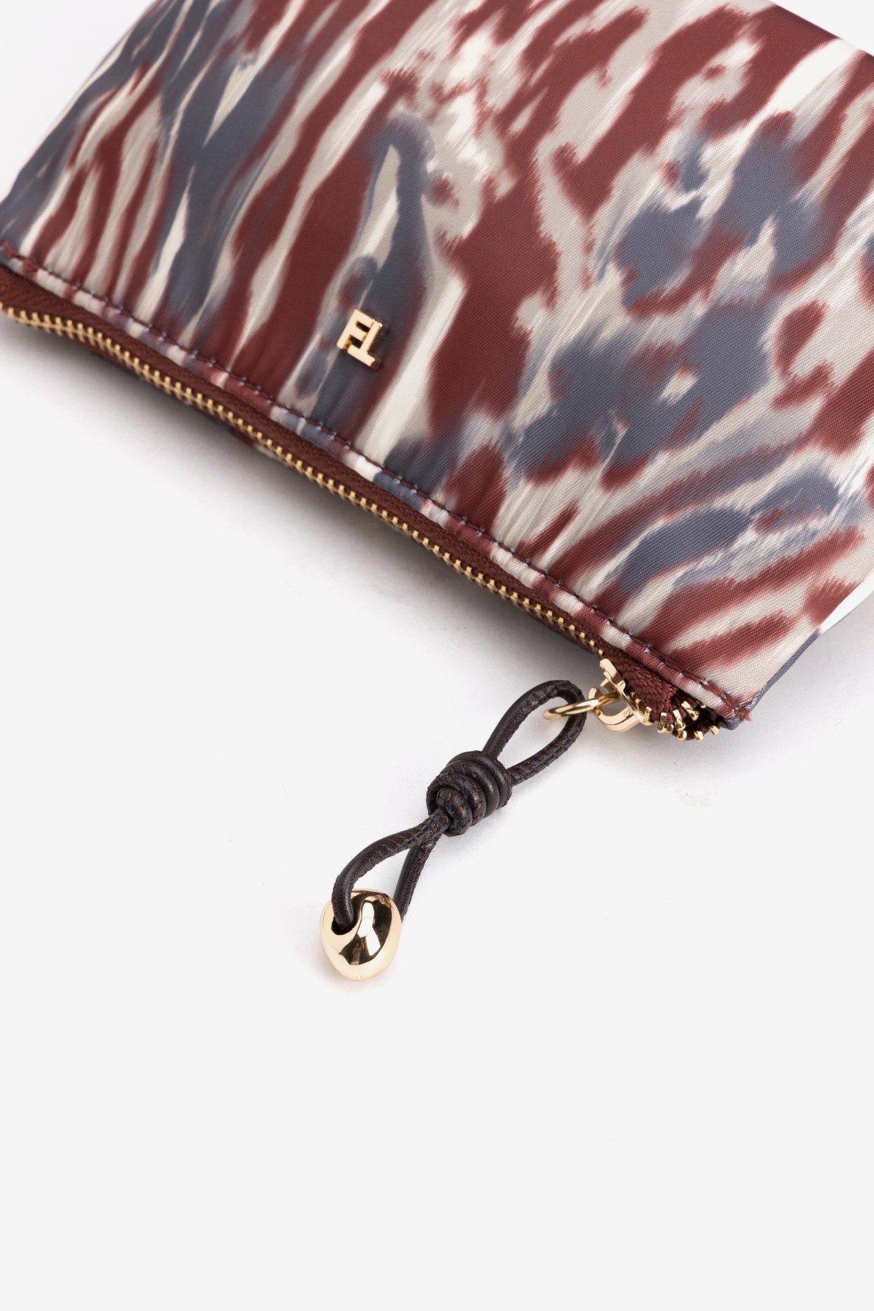 Brown Patterned Coin Purse