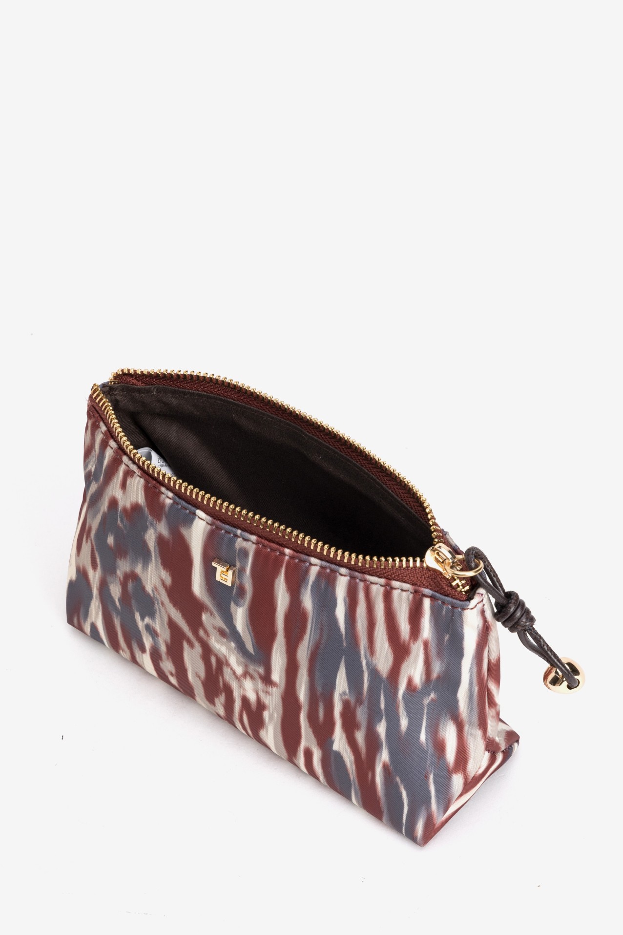 Brown Patterned Coin Purse