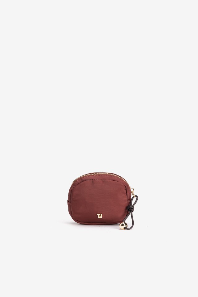 Monedero mini marr�n chic