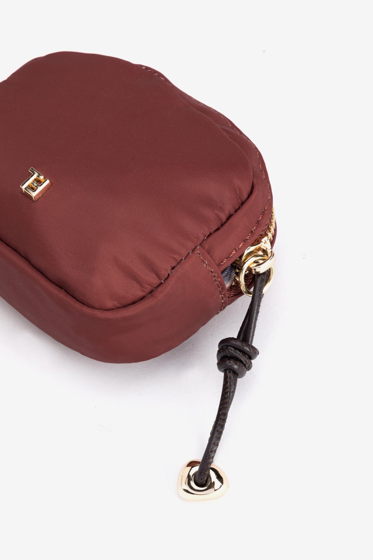 Compact Brown Coin Purse