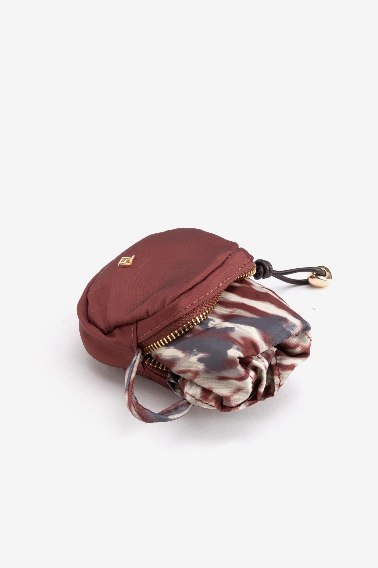 Compact Brown Coin Purse