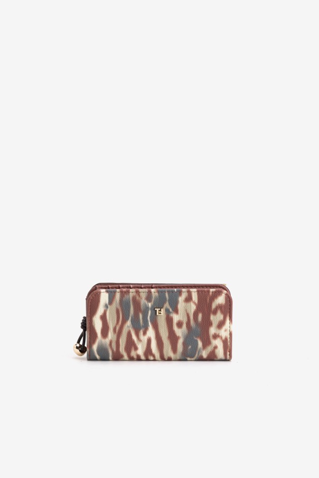 Brown Patterned Coin Purse