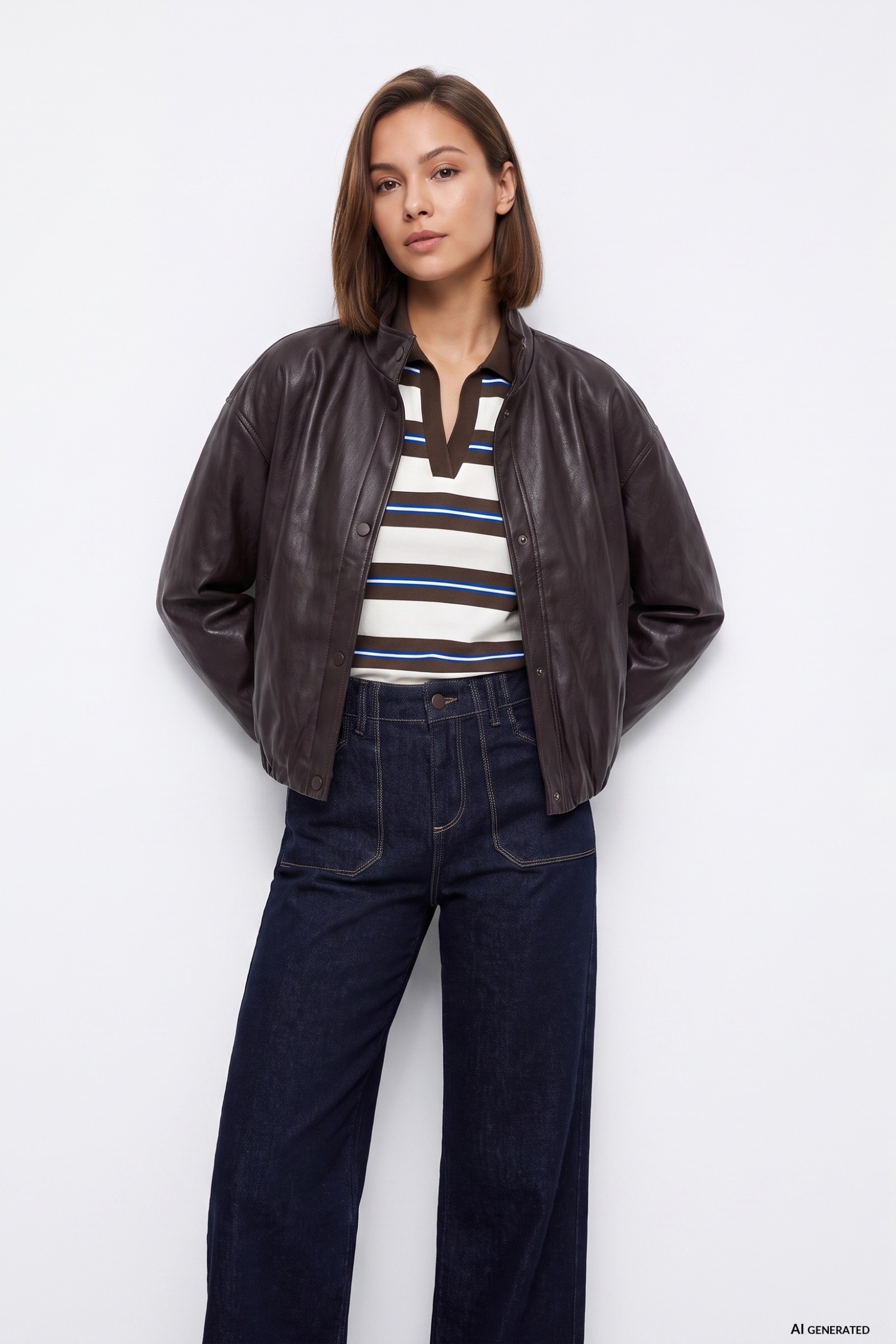 Chocolate Bomber Jacket