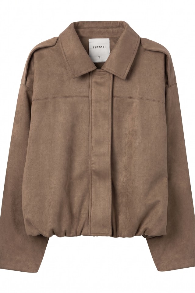 Beige Loose Fit Jacket Beige Loose Fit Jacket
