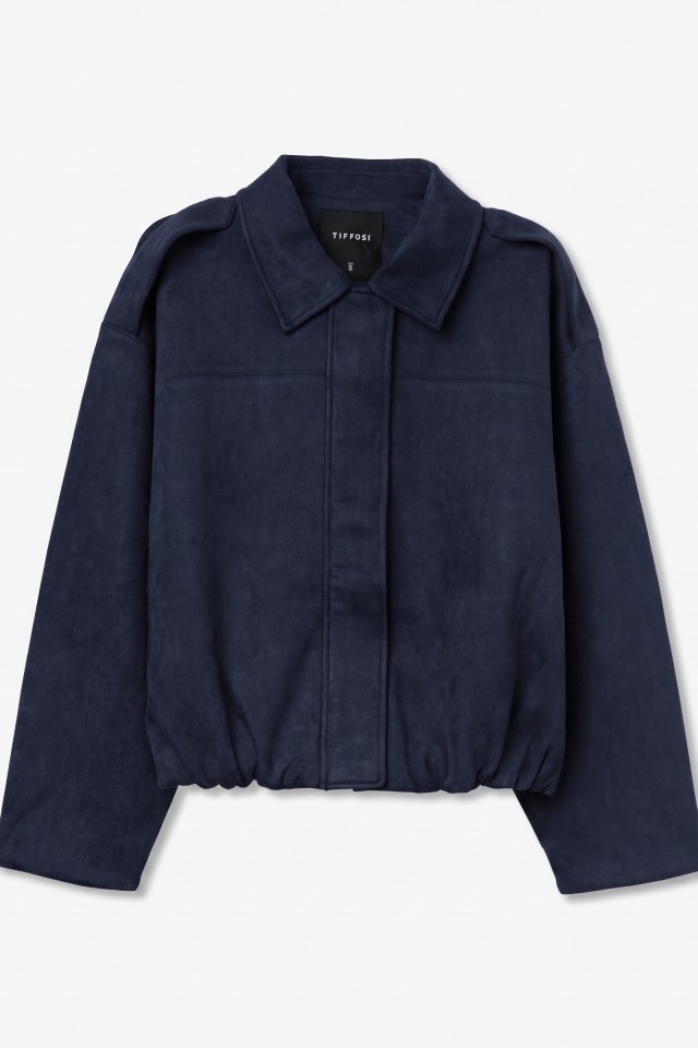 Chaqueta azul oscuro oversize Chaqueta azul oscuro oversize