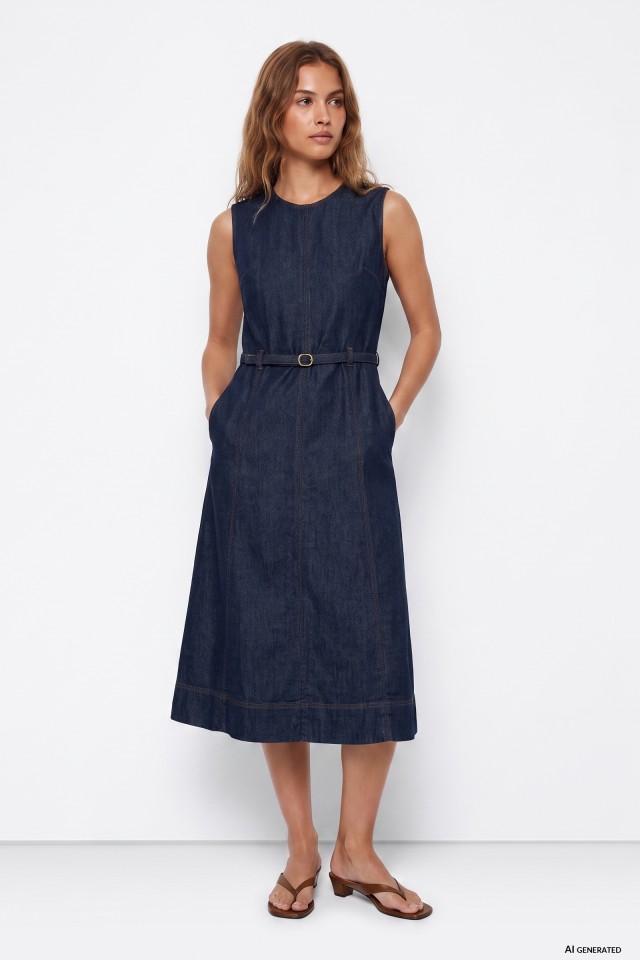 Indigo-Blue Dress