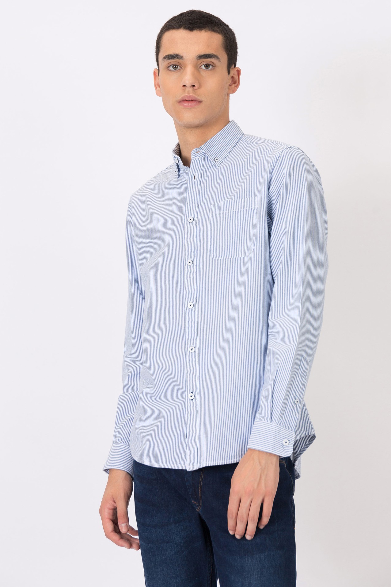 Camisa Regular Fit Oxford �s Riscas