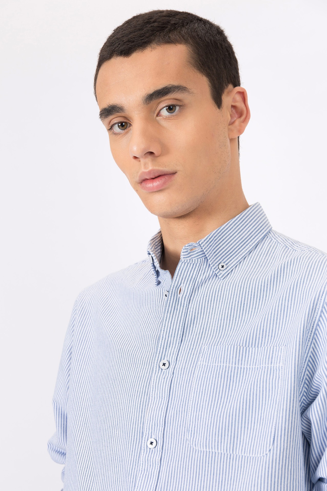 Camisa Regular Fit Oxford �s Riscas