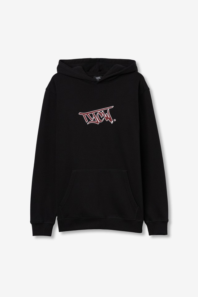 Black Oversize Graphic Hoodie Black Oversize Graphic Hoodie