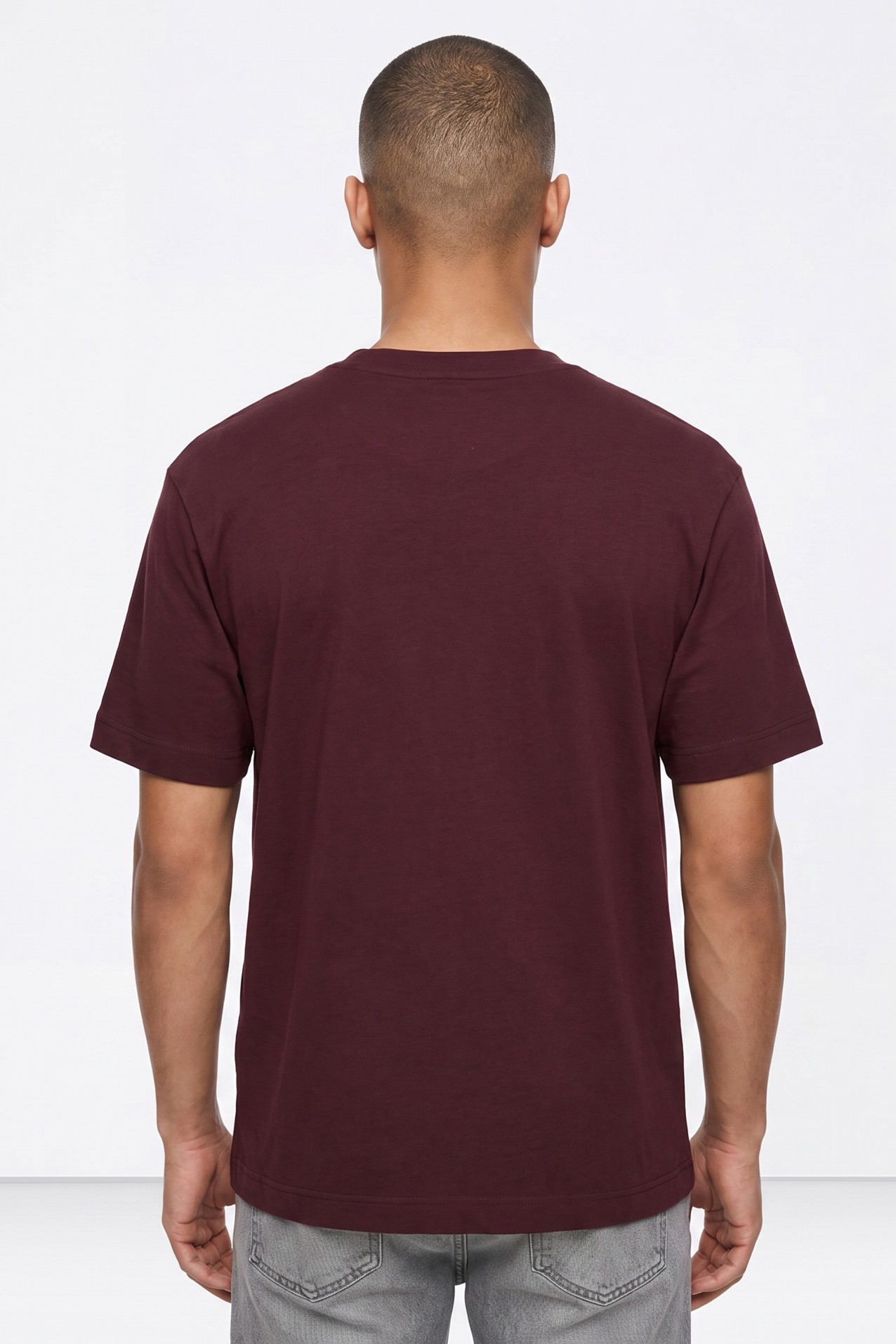 Camiseta roja corte regular