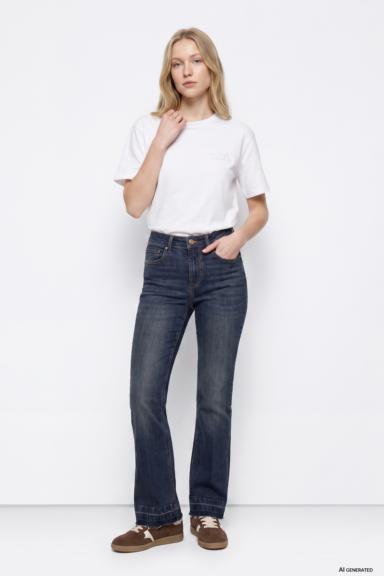 Jeans Megan perna direita