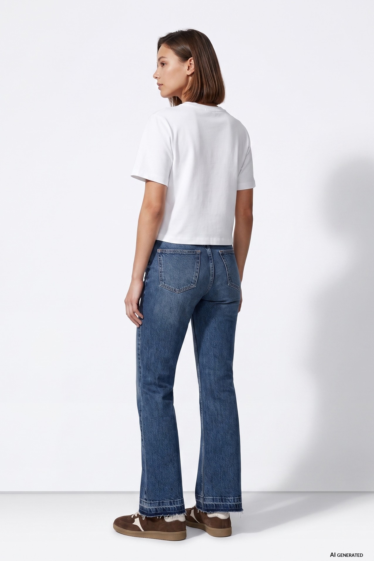 Dark Blue Straight Jeans