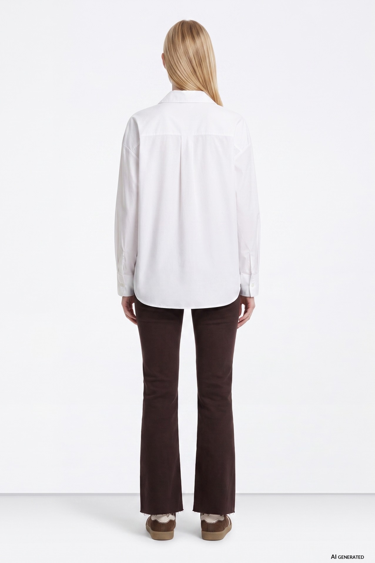 Dark Brown Flare Jeans
