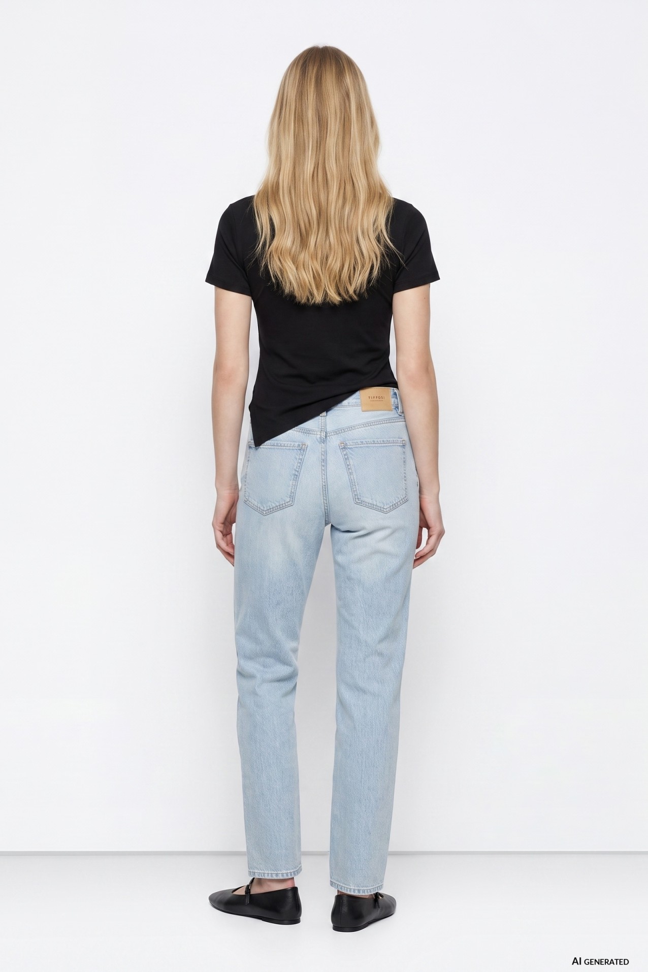 Jeans rectos azul claro