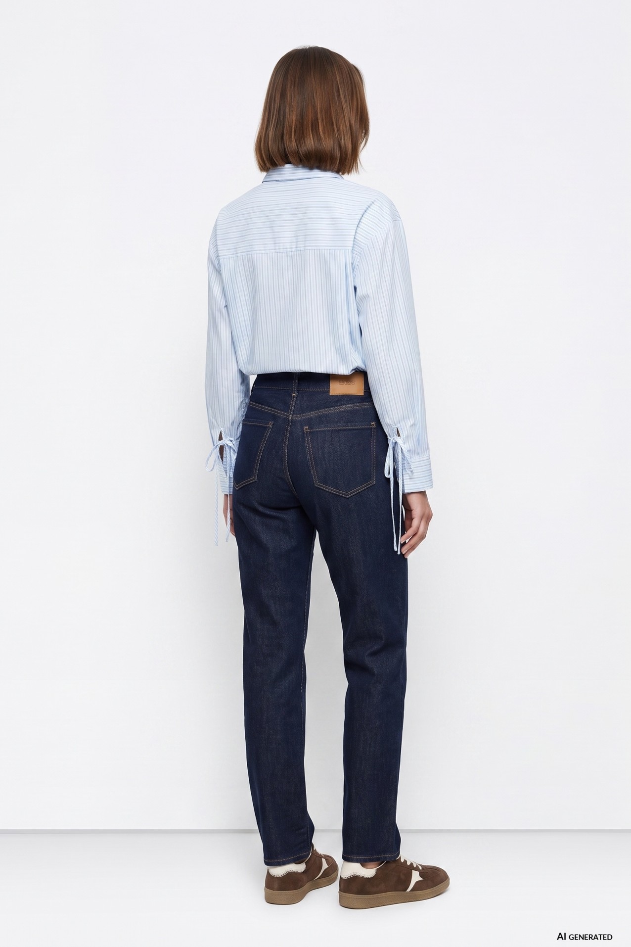 Amber Dark Straight Jeans