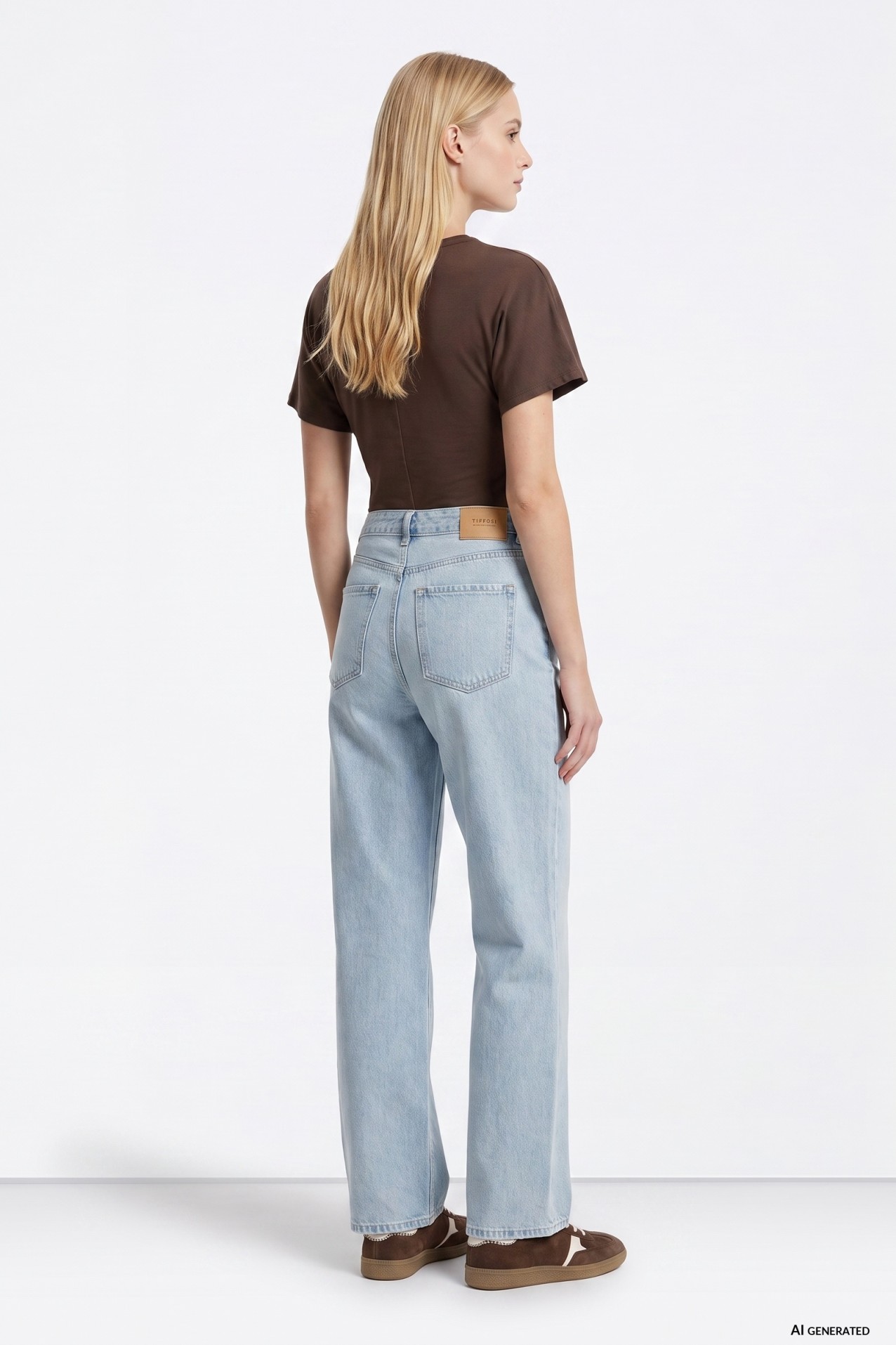 Light Blue Straight Jeans