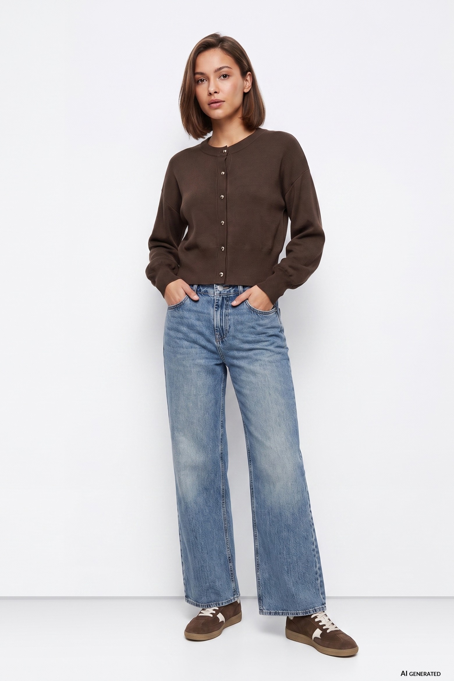 Wide Leg Light Blue Jeans