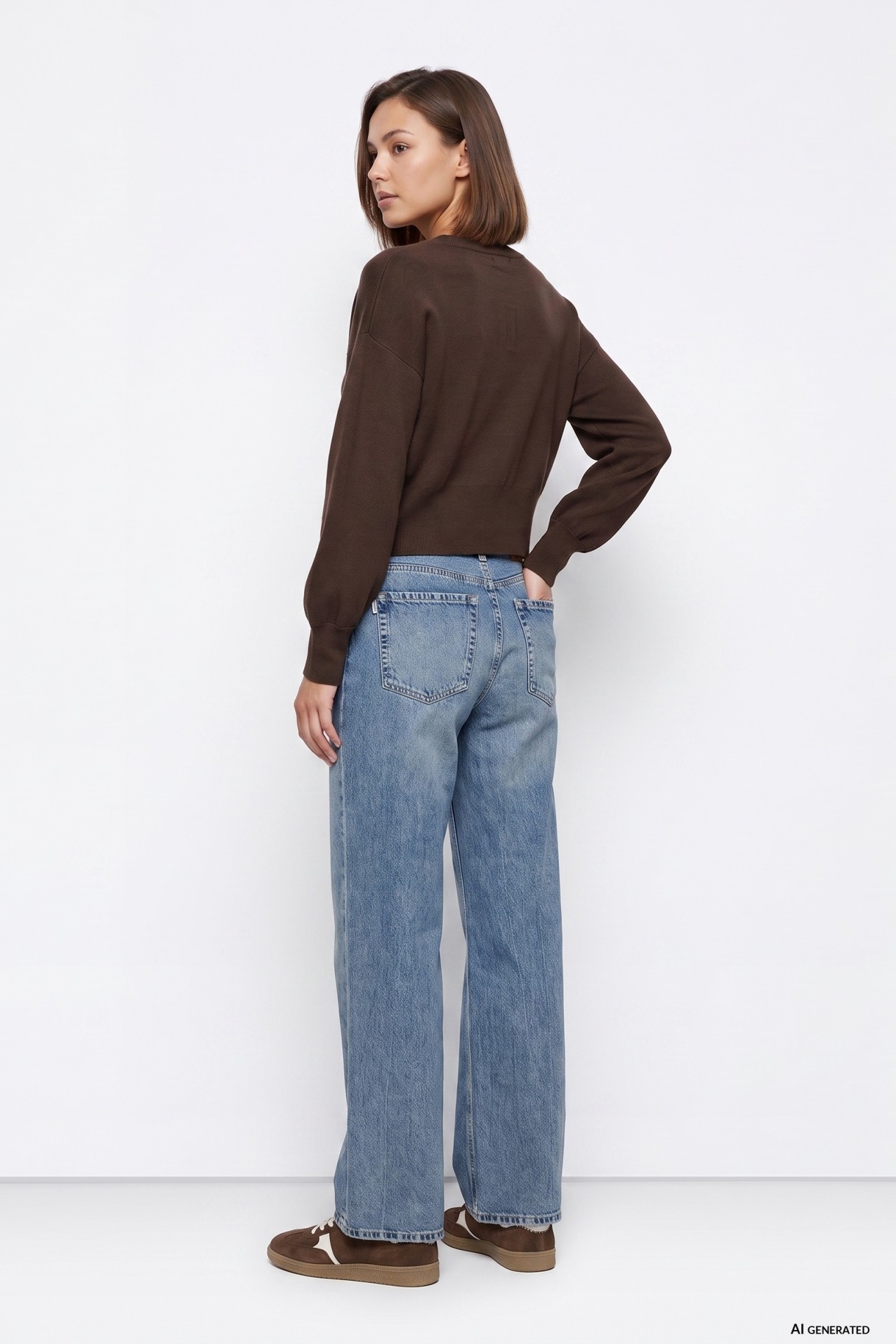 Wide Leg Light Blue Jeans