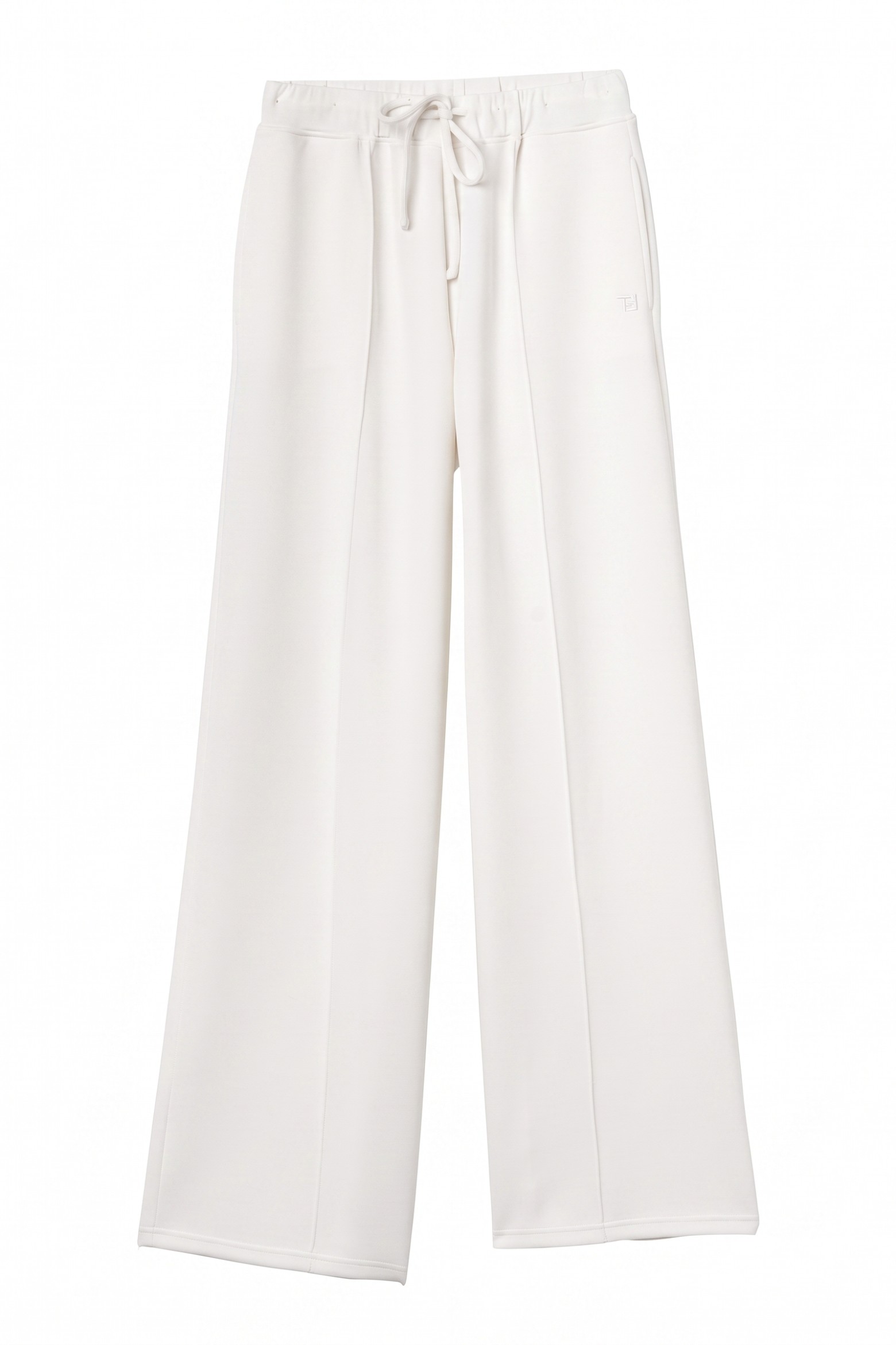 Wide Leg Off-White Trousers