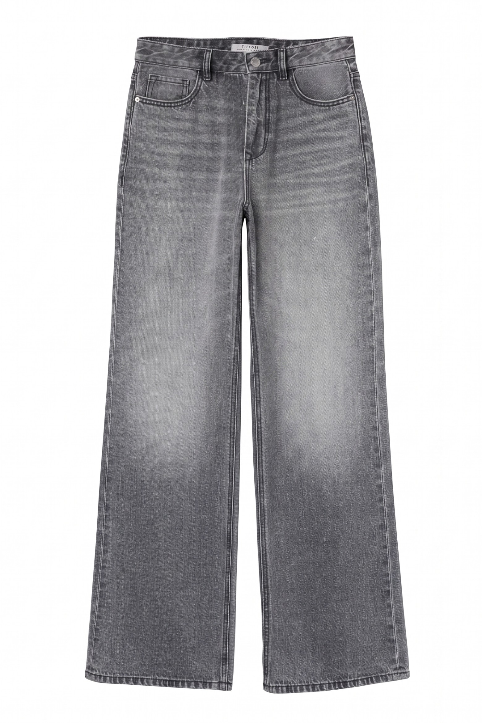 Jeans straight gris vibes urbanas