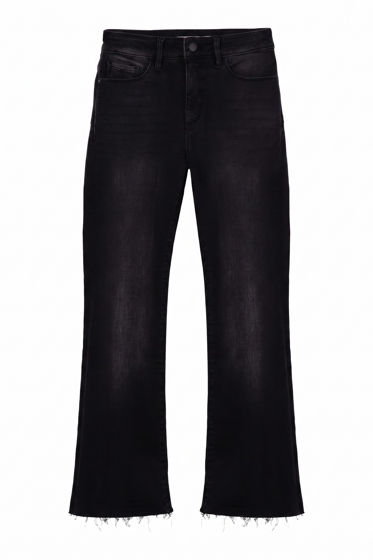 Jeans push-up acampanados negros