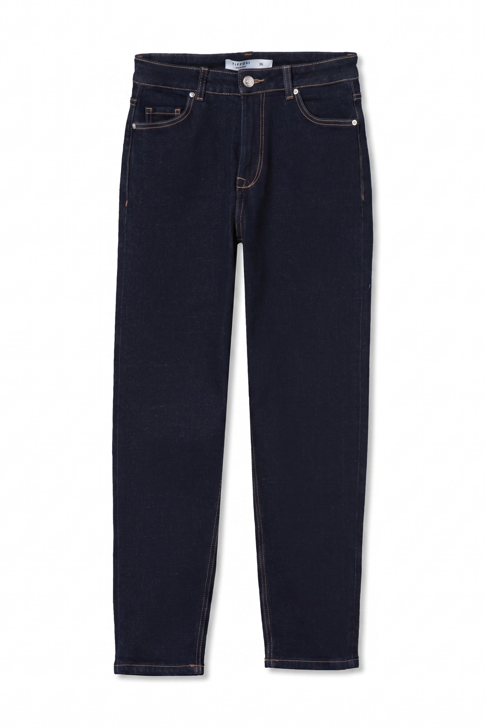 Slim High Waist Dark Jeans