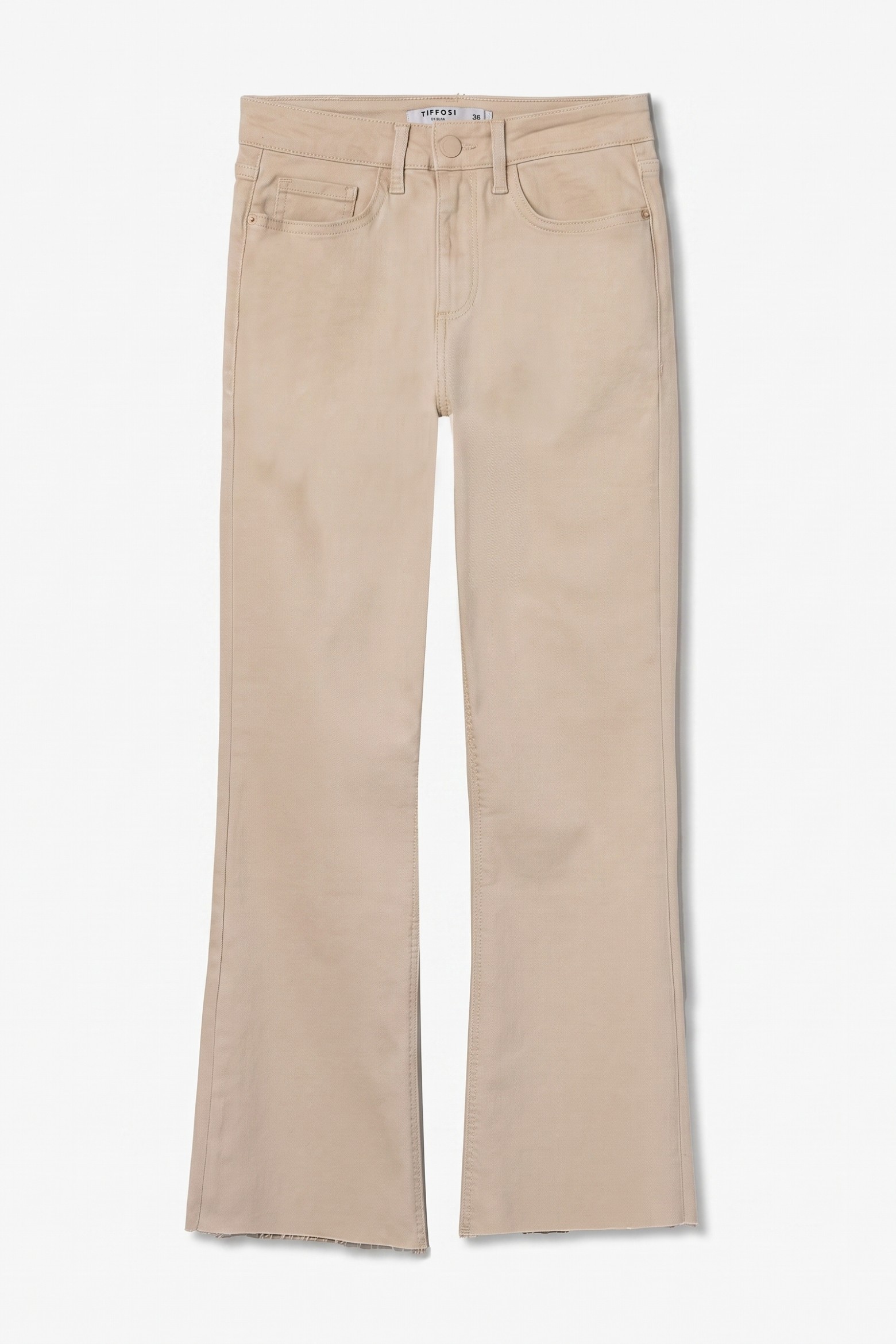 Light Beige Straight Jeans