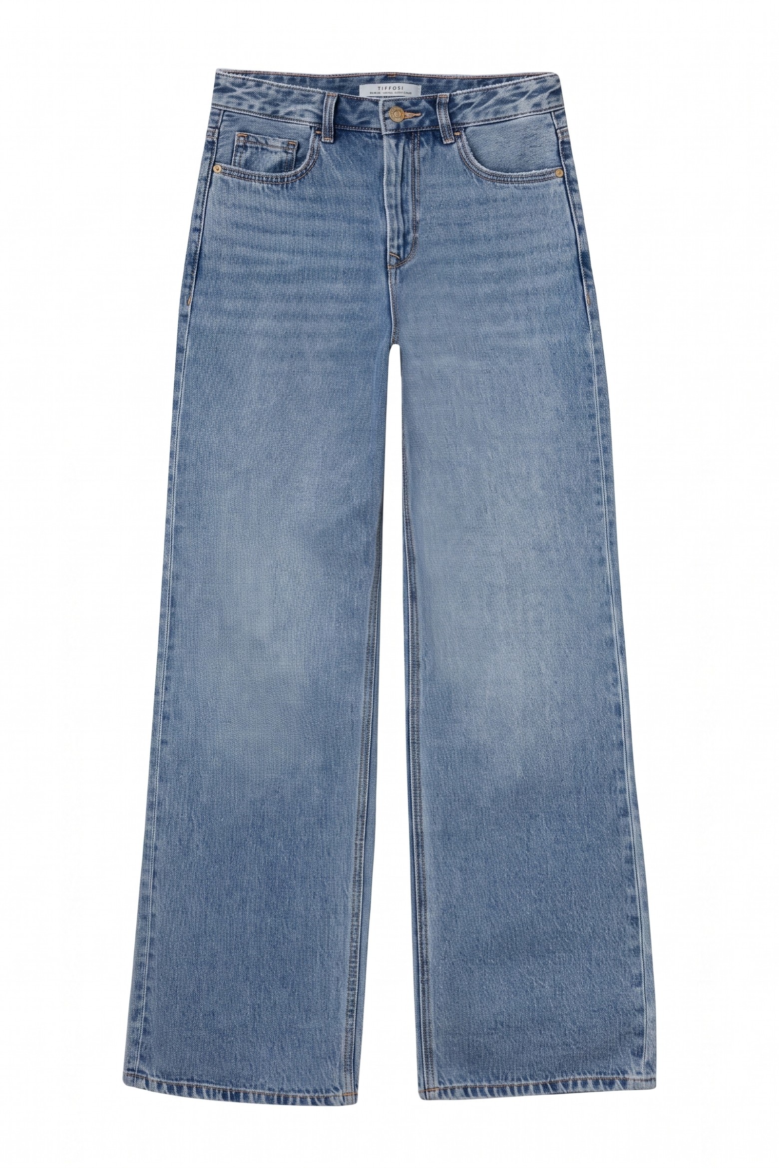 Wide Leg High Waist Jeans