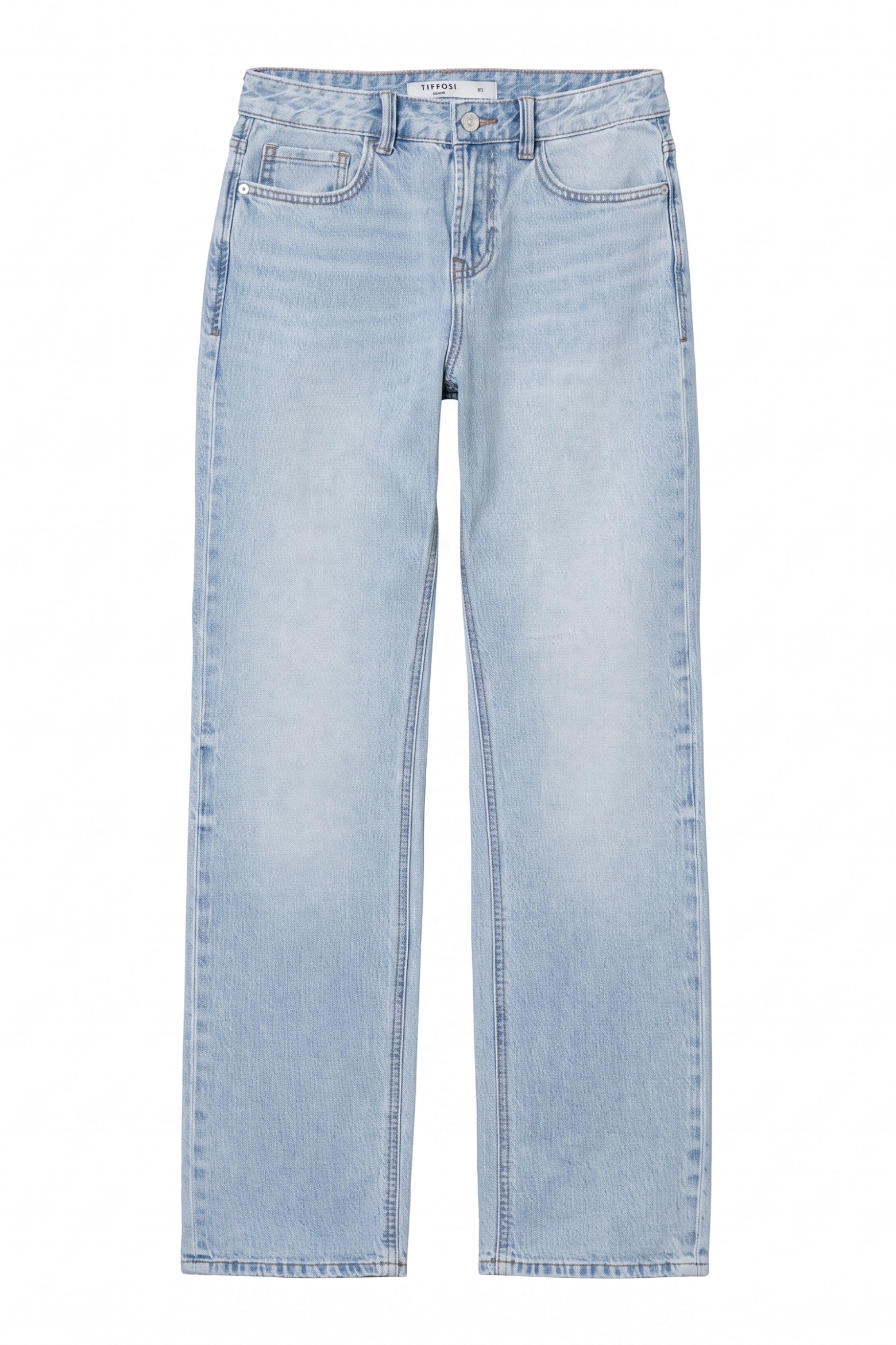 Jeans rectos azul claro