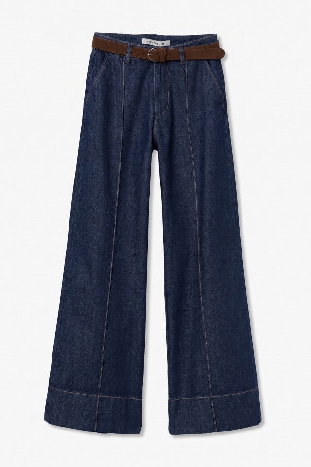 Dark Blue Wide Jeans Dark Blue Wide Jeans