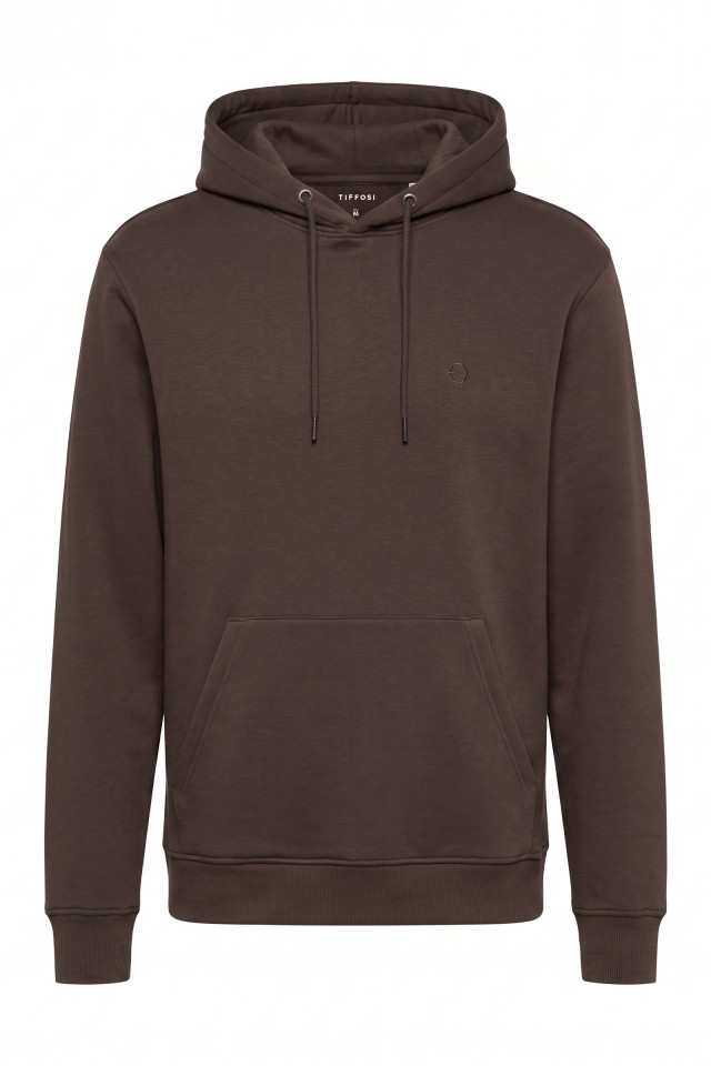 Hoodie de cor chocolate