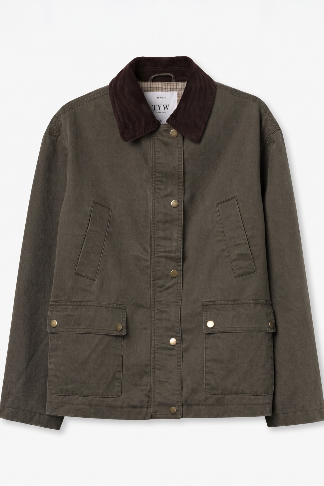 Loose Fit Green Jacket