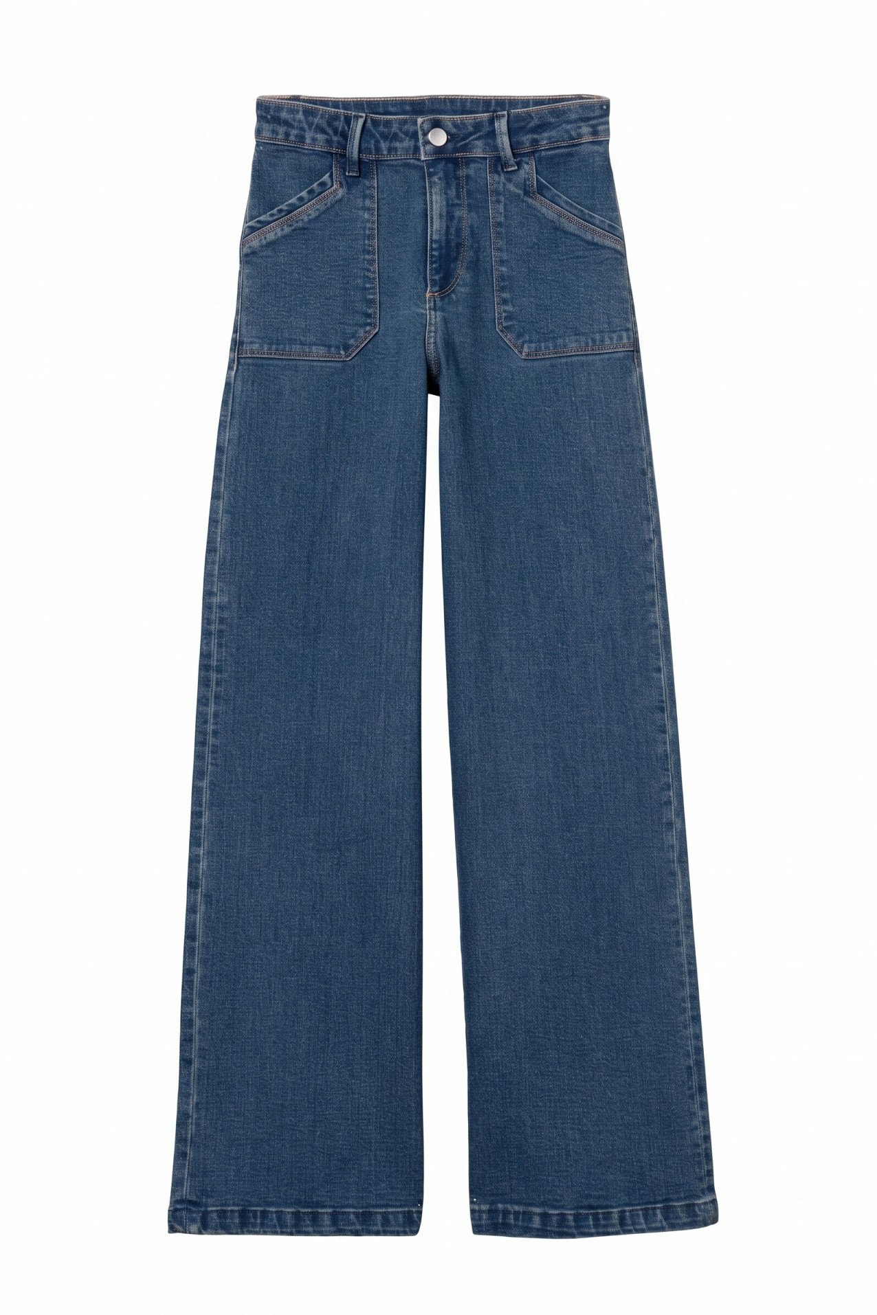 Louise Wide-Leg High Jeans