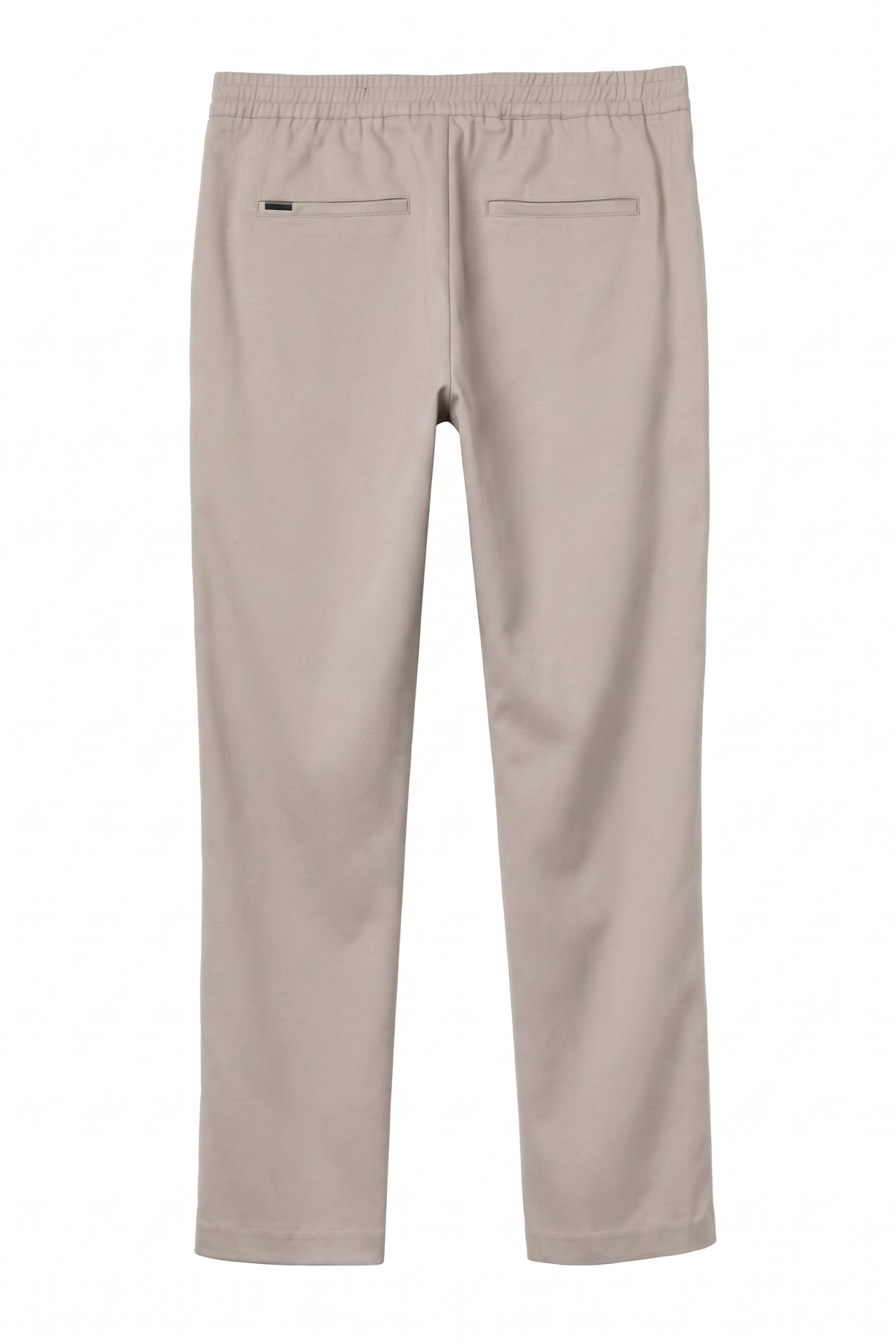 Beige Relaxed Fit Trousers