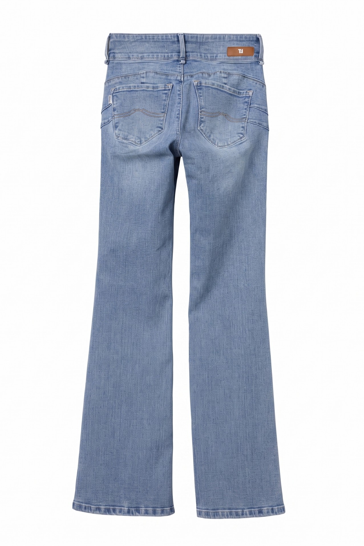Jeans flare azul claro