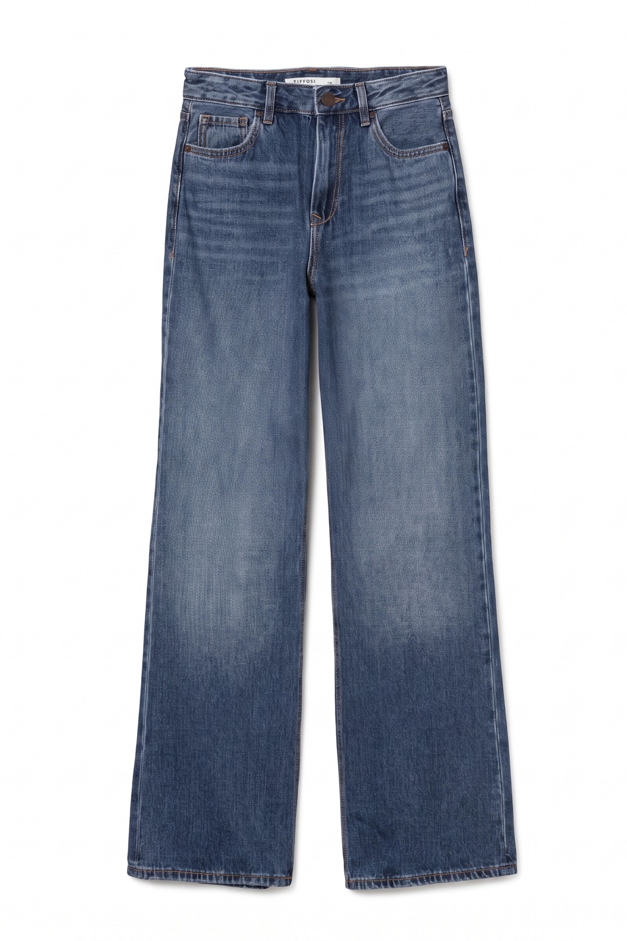 Jeans largos azul escuro