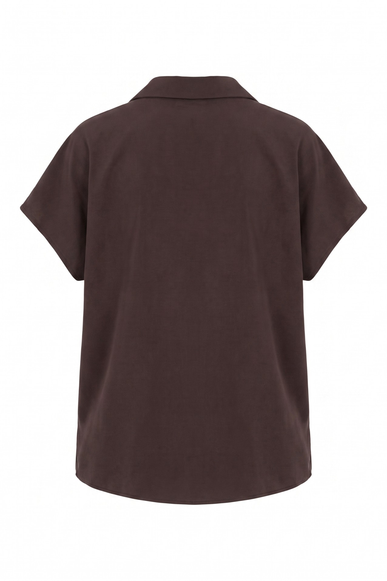 Blusa chocolate manga curta