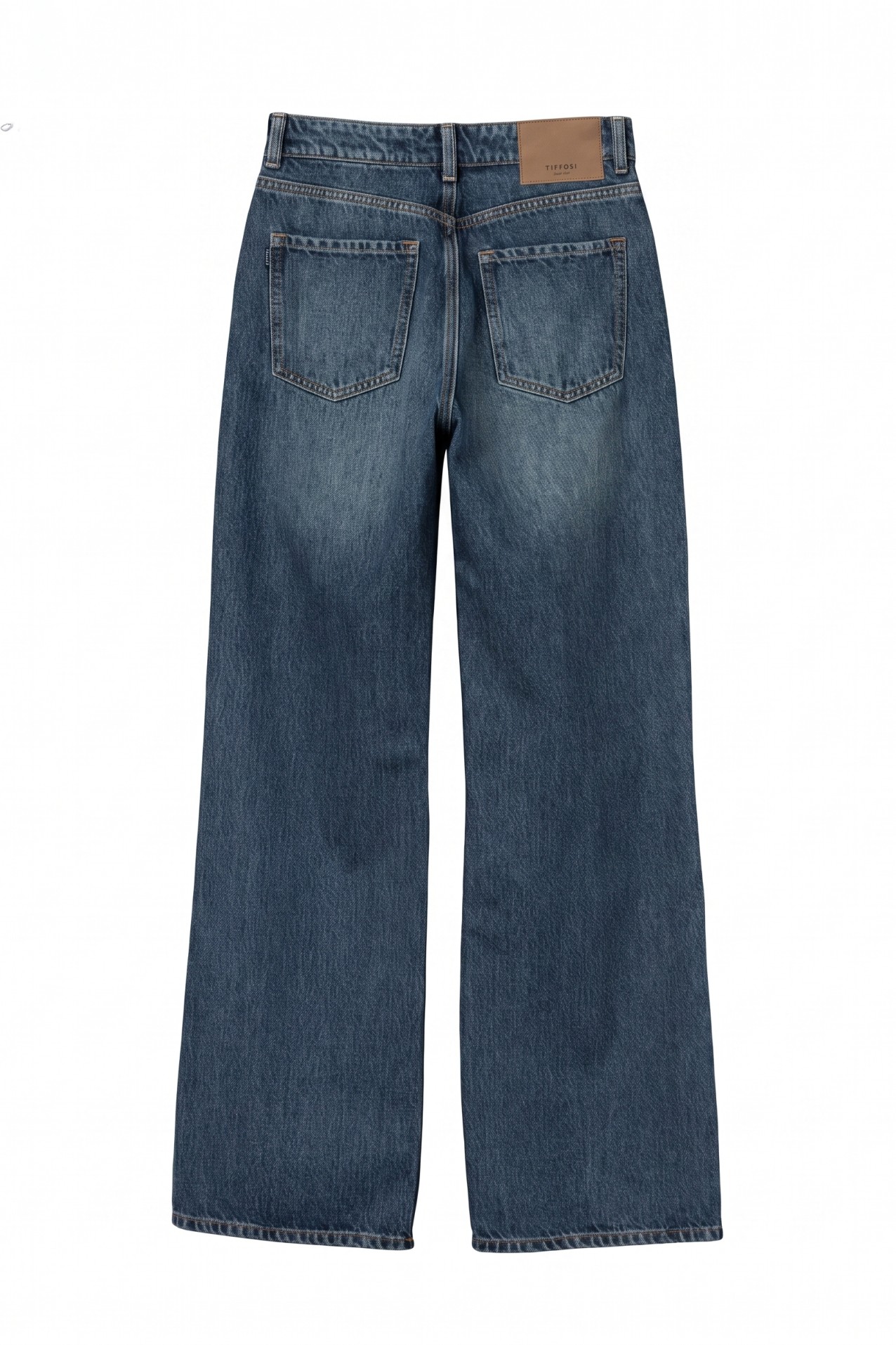 Dark Blue Wide Leg Jeans