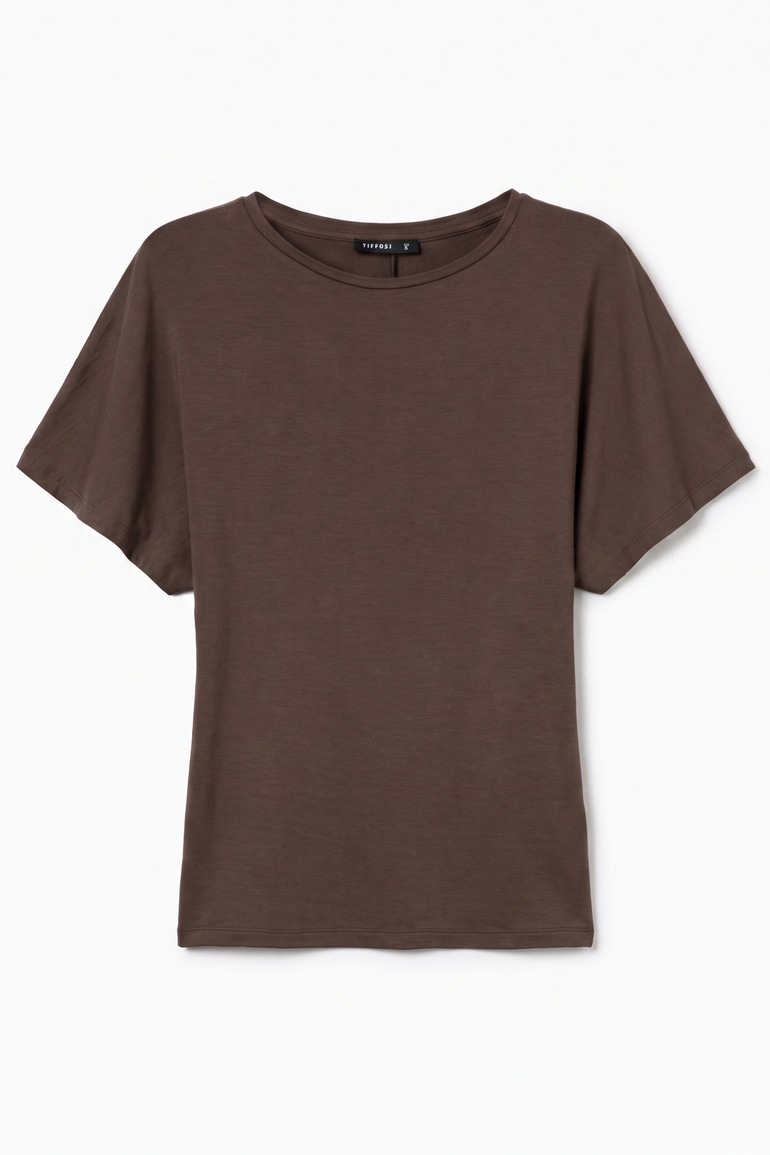 Camiseta marr�n manga corta